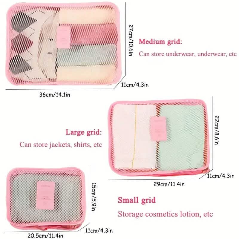 Minimalist Solid Color Versatile Luggage Bag Set Bags & Travel - DailySale