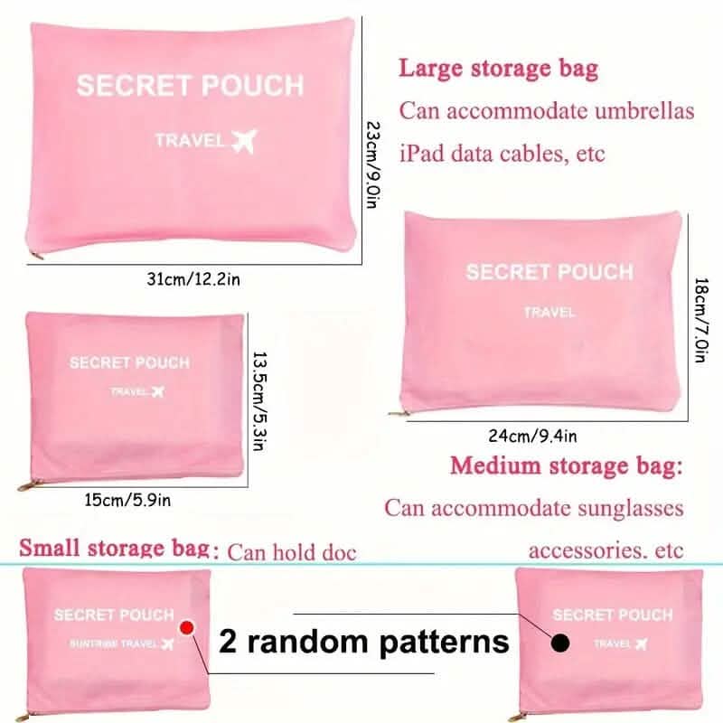 Minimalist Solid Color Versatile Luggage Bag Set Bags & Travel - DailySale