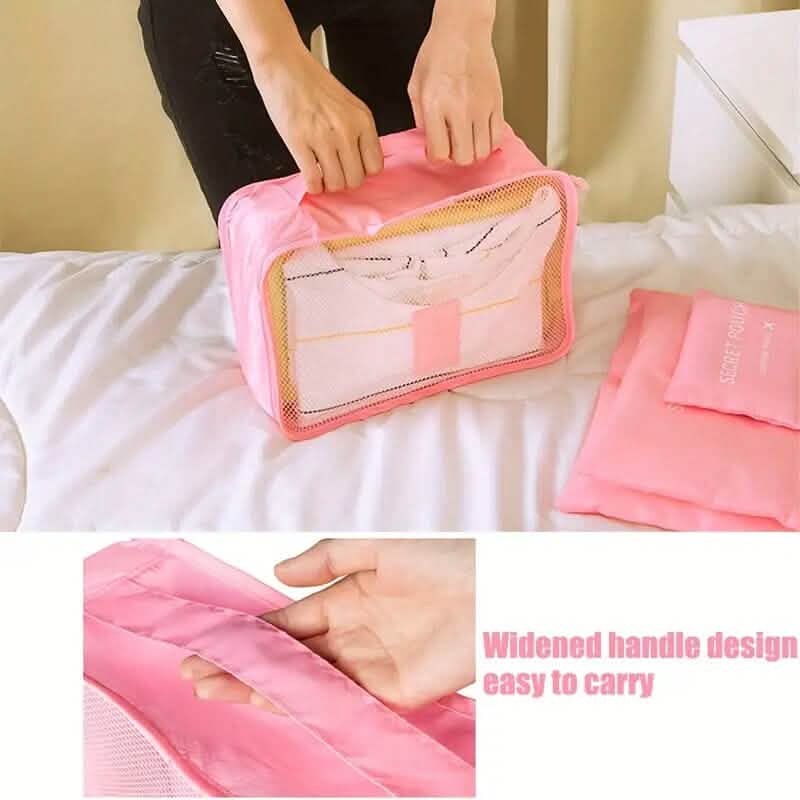 Minimalist Solid Color Versatile Luggage Bag Set Bags & Travel - DailySale