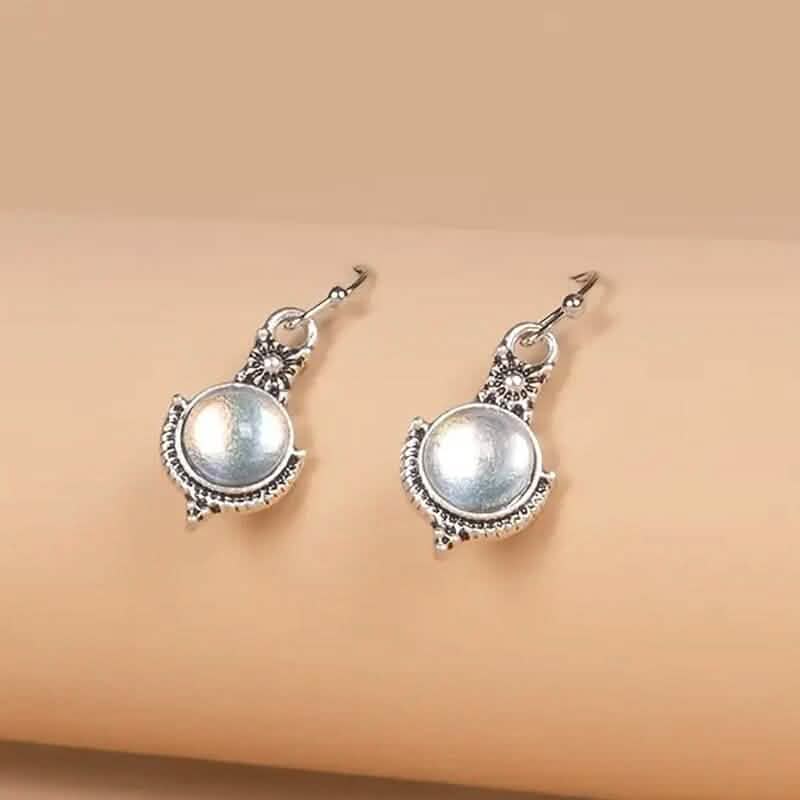Moonstone Vintage Earrings Earrings - DailySale