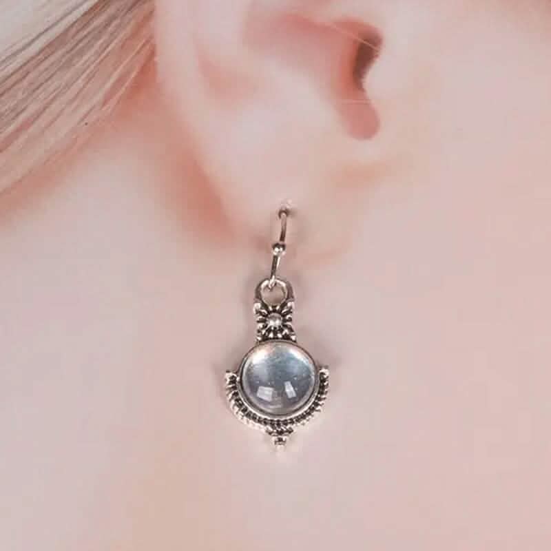 Moonstone Vintage Earrings Earrings - DailySale