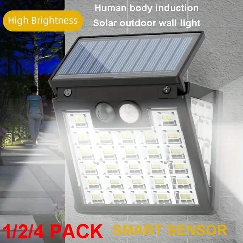 Motion Sensor Solar Street Light - Dusk to Dawn, Energy Efficient LED Lamp Outdoor Lighting - DailySale