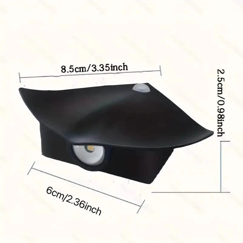 Motion Sensor Wall Lamp, Night Lights For Bedroom Porch Balcony Corridor Home Decor Outdoor Lighting - DailySale