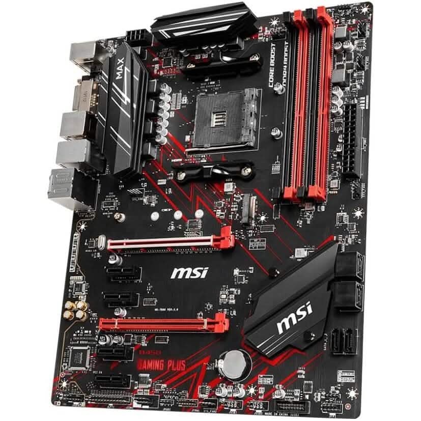 MSI B450 Gaming Plus MAX scheda Madre Presa AM4 ATX AMD B450 (Refurbished) Computer Accessories - DailySale