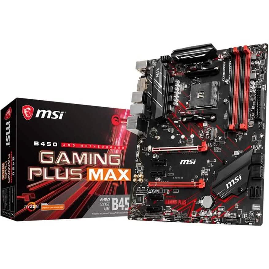 MSI B450 Gaming Plus MAX scheda Madre Presa AM4 ATX AMD B450 (Refurbished) Computer Accessories - DailySale