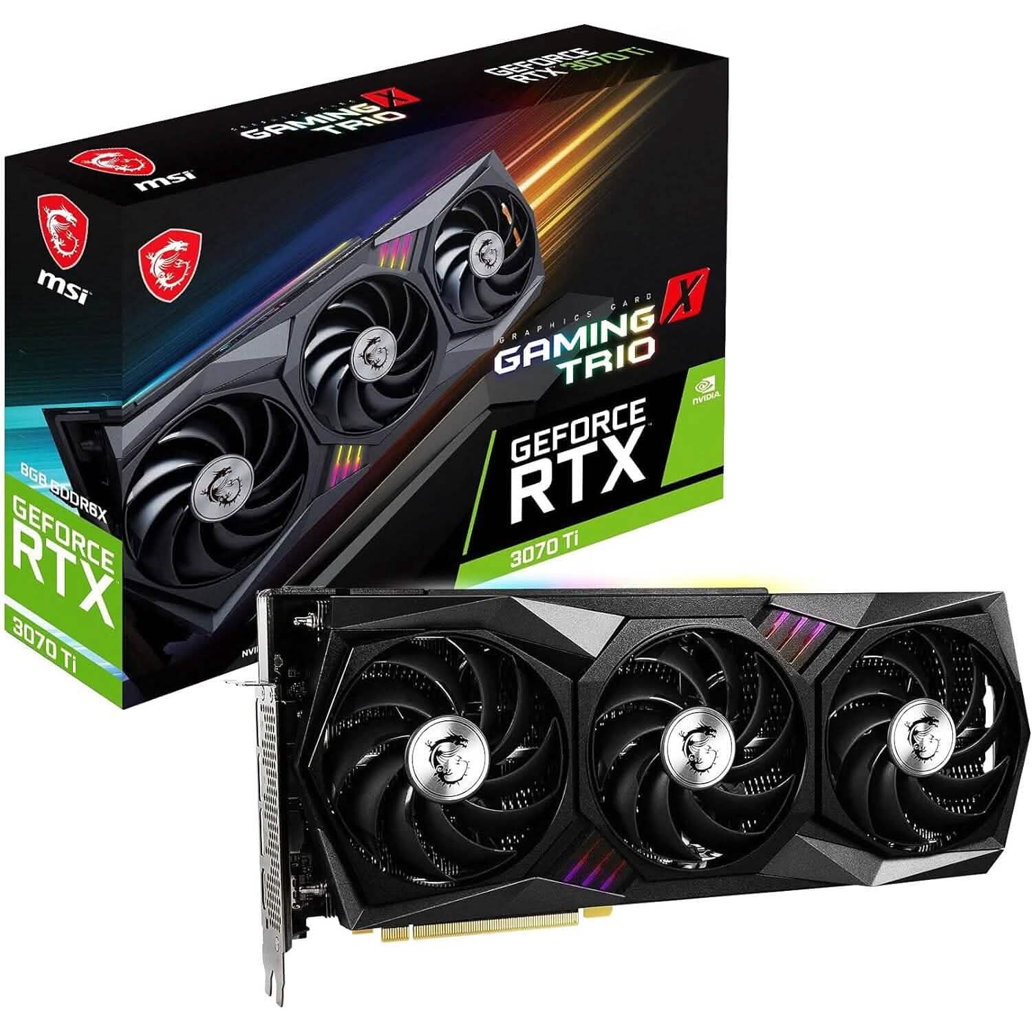 MSI Gaming GeForce RTX 3070 Ti 8GB GDRR6X 256-Bit Graphics Card (Refurbished) Computer Accessories - DailySale