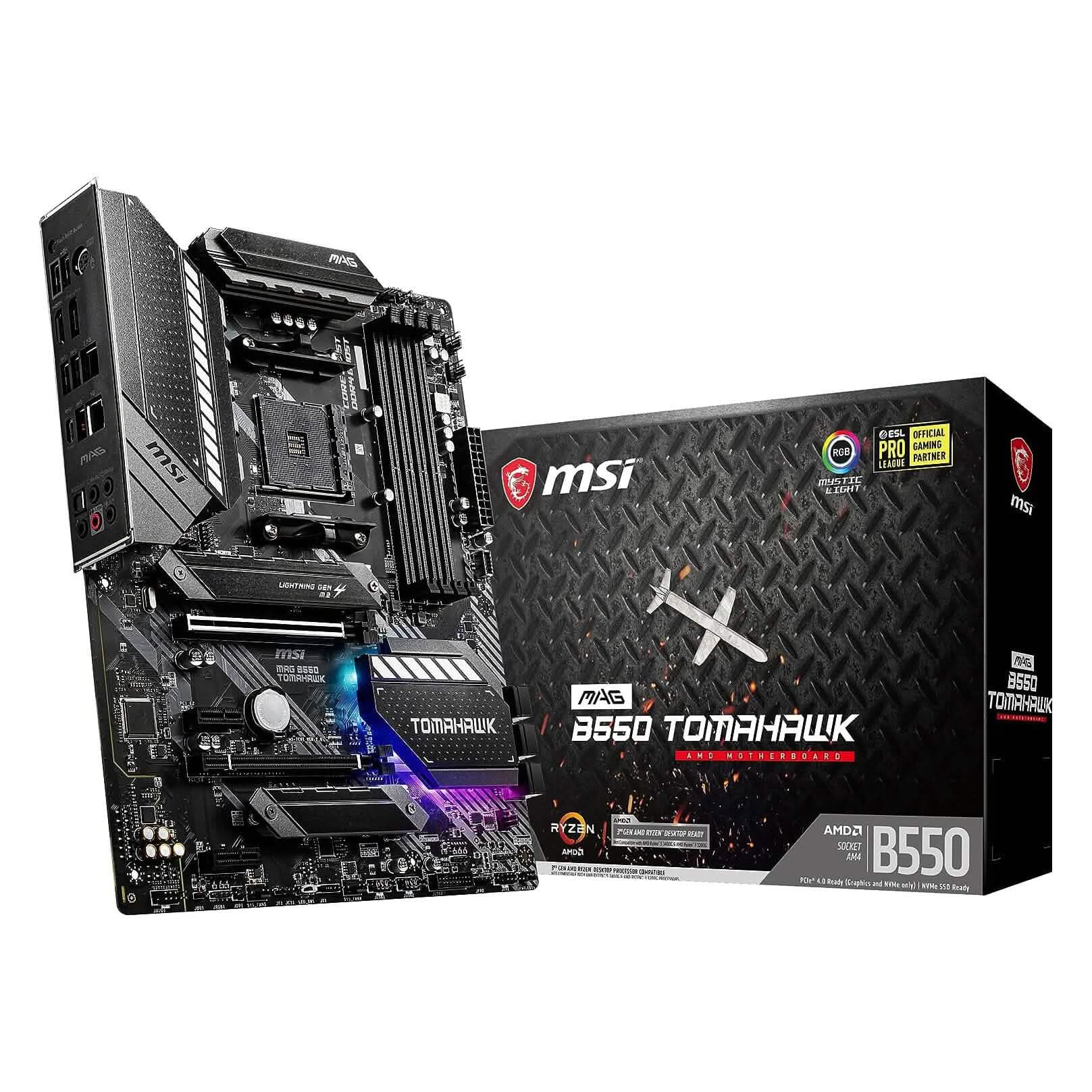 MSI MAG B550 Tomahawk Gaming Motherboard (Refurbished) Computer Accessories - DailySale