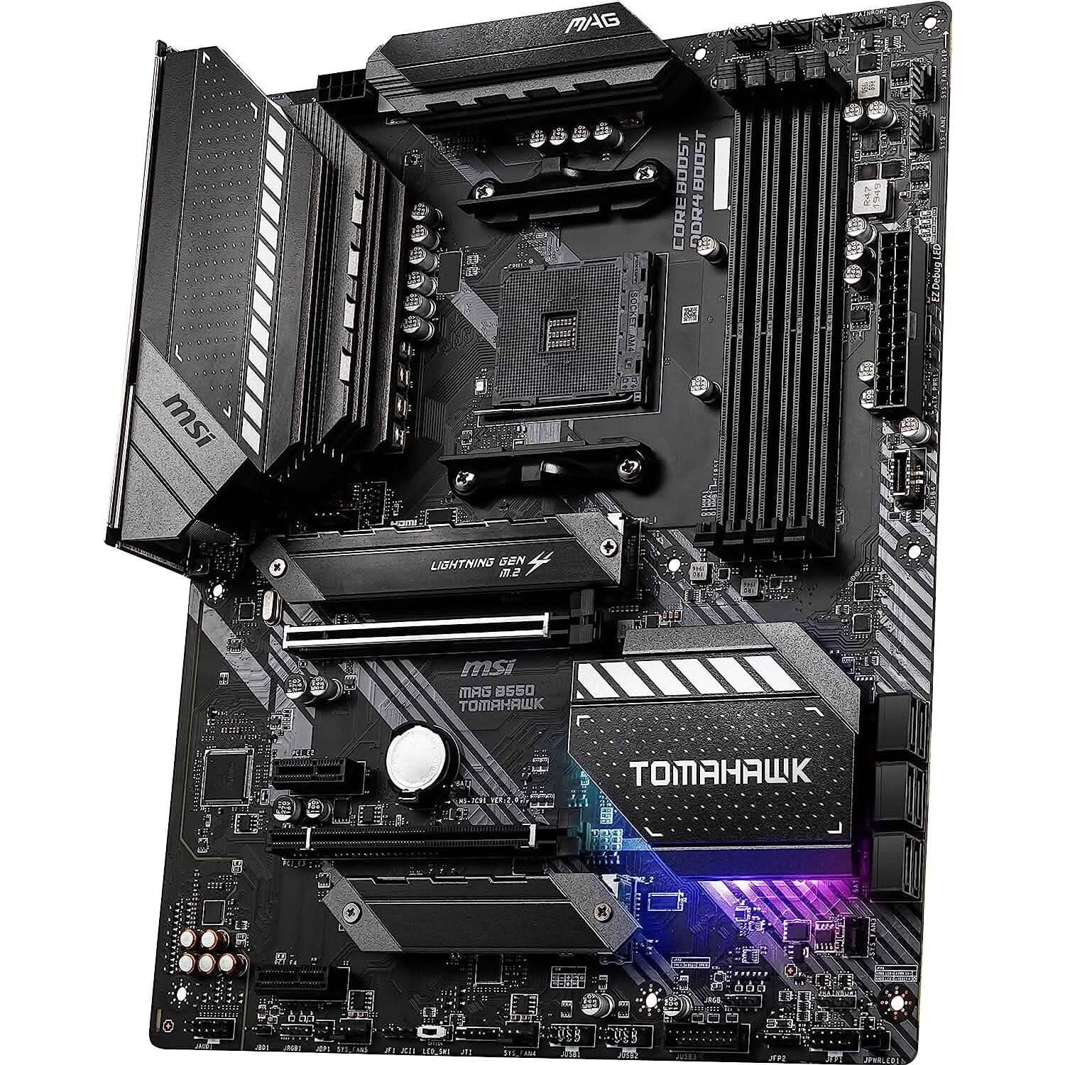 MSI MAG B550 Tomahawk Gaming Motherboard (Refurbished) Computer Accessories - DailySale