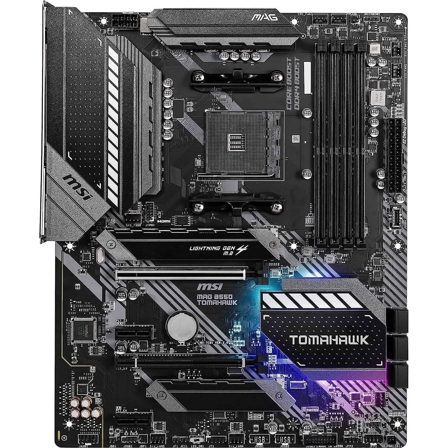 MSI MAG B550 Tomahawk Gaming Motherboard (Refurbished) Computer Accessories - DailySale
