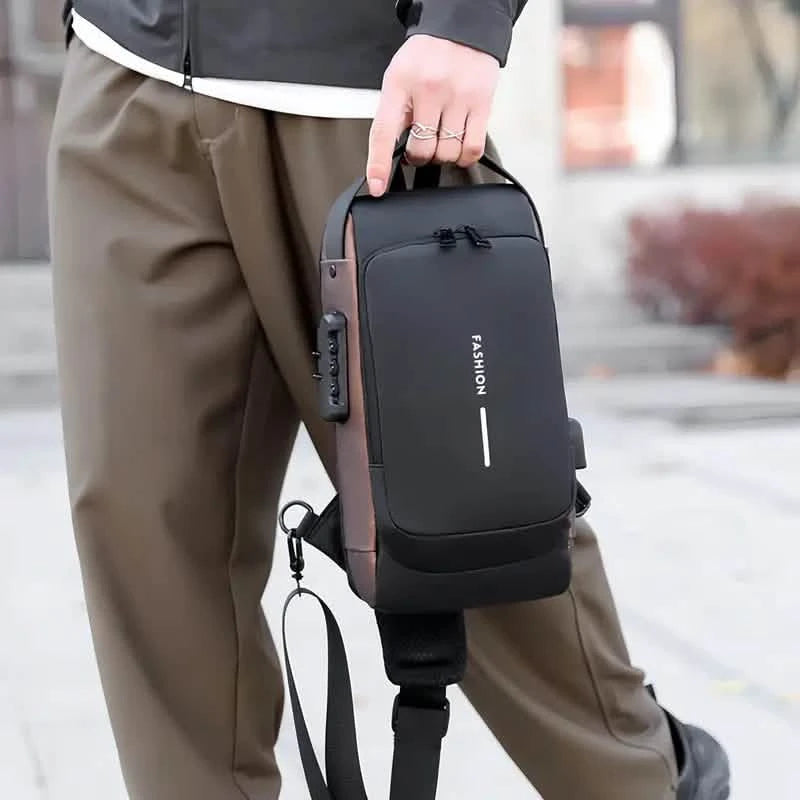 Multi-functional Trendy Sling Bag with Password Lock Bags & Travel - DailySale