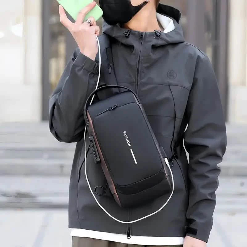 Multi-functional Trendy Sling Bag with Password Lock Bags & Travel - DailySale