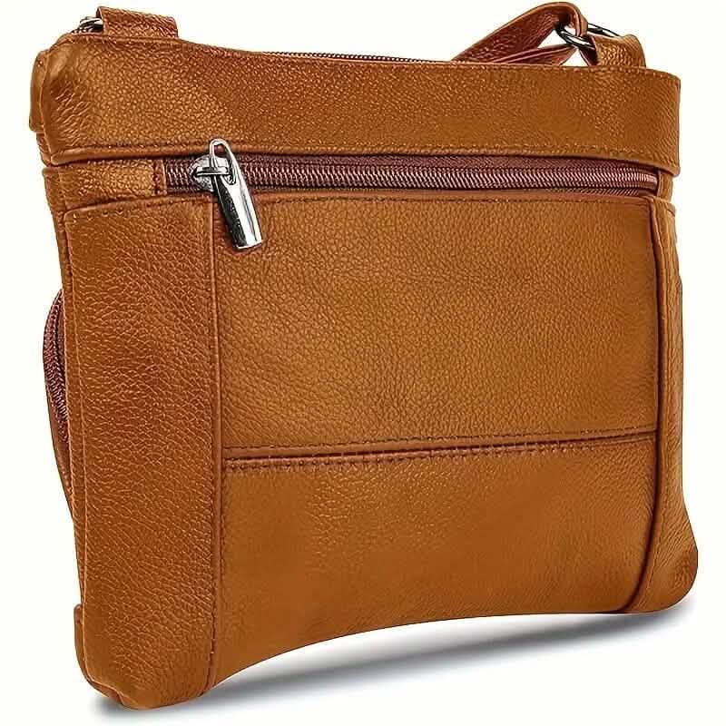 Multi-Pocket Wide Crossbody Wide Leather Bag Bags & Travel - DailySale