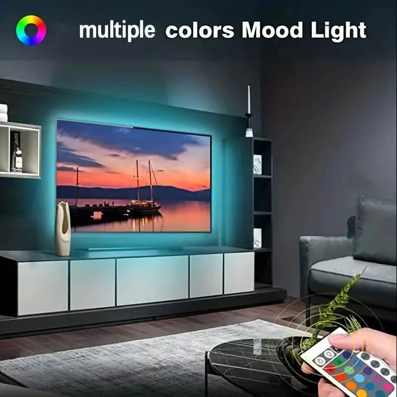 Multicolor LED Light Strip for TV with Remote Control String & Fairy Lights - DailySale