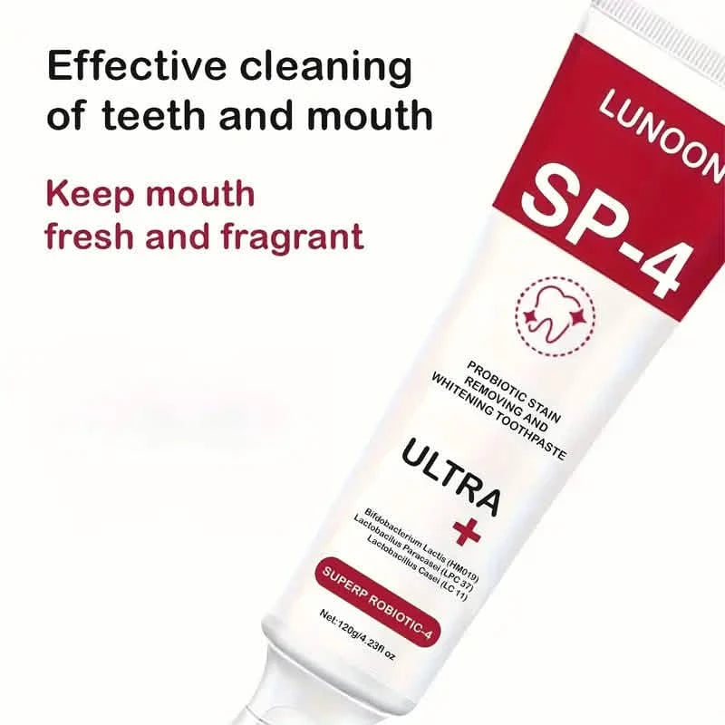 Natural Ingredients Ultra Probiotic Whitening Toothpaste for Fresh Breath Oral Care Beauty & Personal Care - DailySale