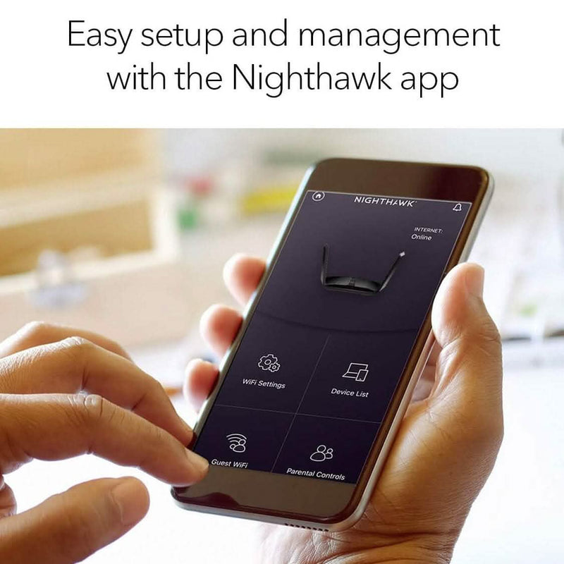 Netgear Nighthawk WiFi 6 (RAX120) AX6000 12-Stream Dual-Band Gigabit Router (Refurbished) Computer Accessories - DailySale