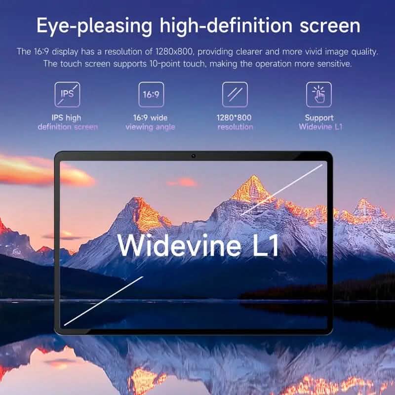 New Android 14 Tablet Powerful Octa-core T606 Processor 12GB RAM 128GB ROM Tablets - DailySale