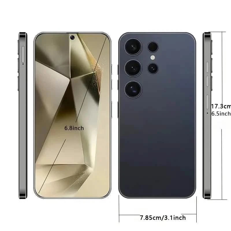 New Android 5G Smartphone, C24, 6.8-inch Large Screen, Dual SIM Standby, 8+256GB, Expandable 128GB, 12MP+50MP HD Camera Cell Phones - DailySale