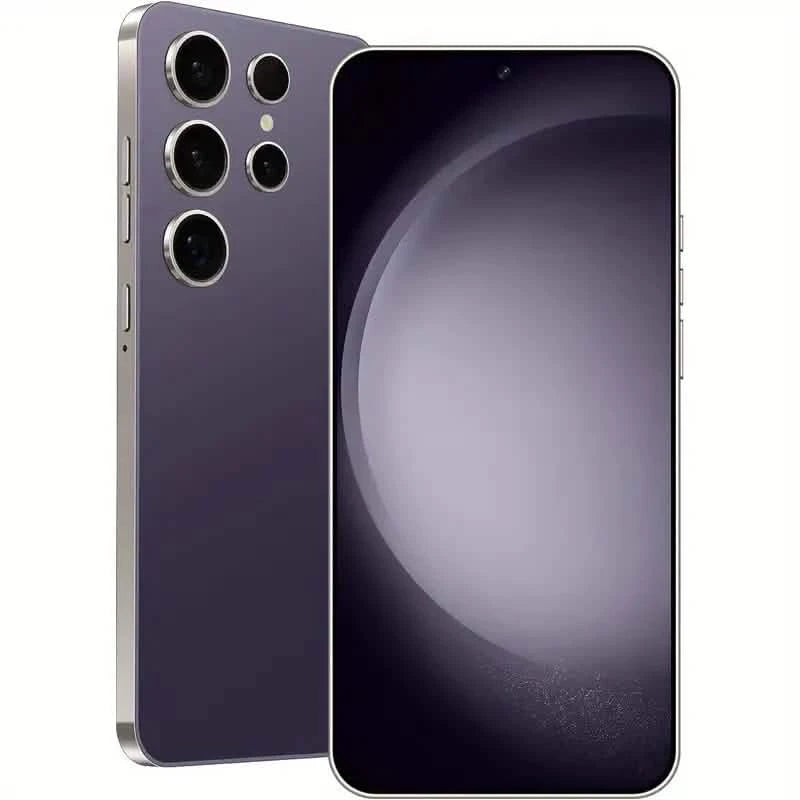 New Android 5G Smartphone, C24, 6.8-inch Large Screen, Dual SIM Standby, 8+256GB, Expandable 128GB, 12MP+50MP HD Camera Cell Phones Purple - DailySale
