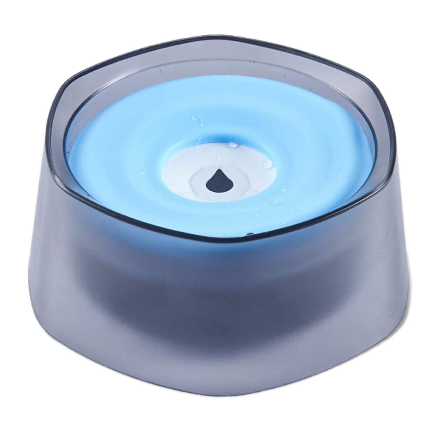 No Spill Dog Cat Water Bowl Spill Proof Slow Water Feeder Pet Supplies Blue - DailySale