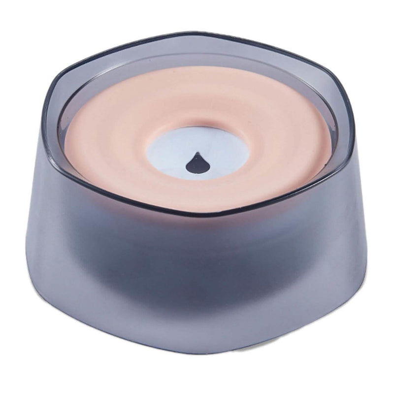 No Spill Dog Cat Water Bowl Spill Proof Slow Water Feeder Pet Supplies Pink - DailySale