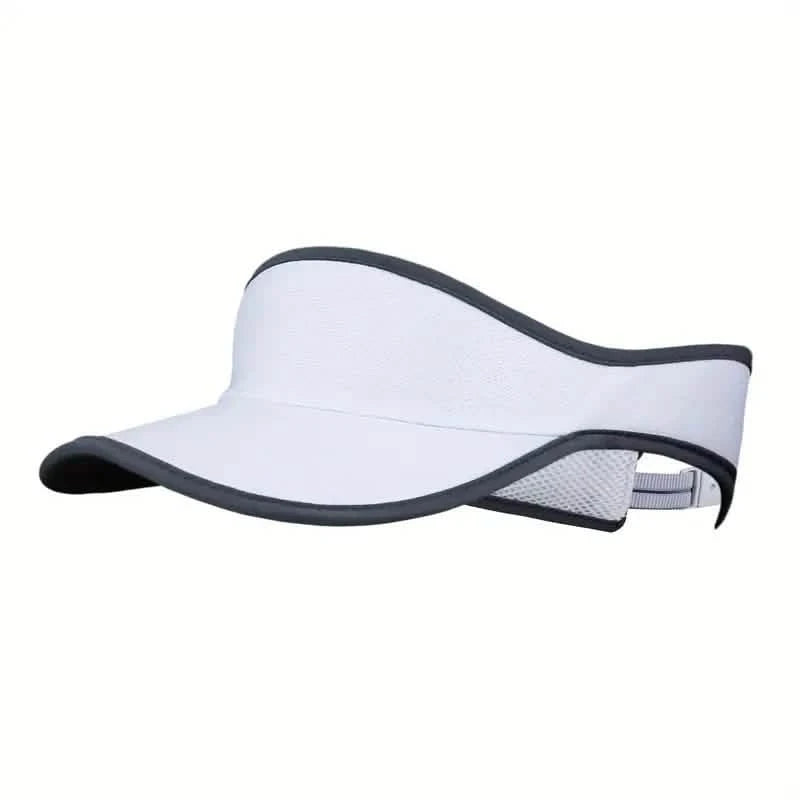 Outdoor Men and Women Visor Cap Hats White - DailySale
