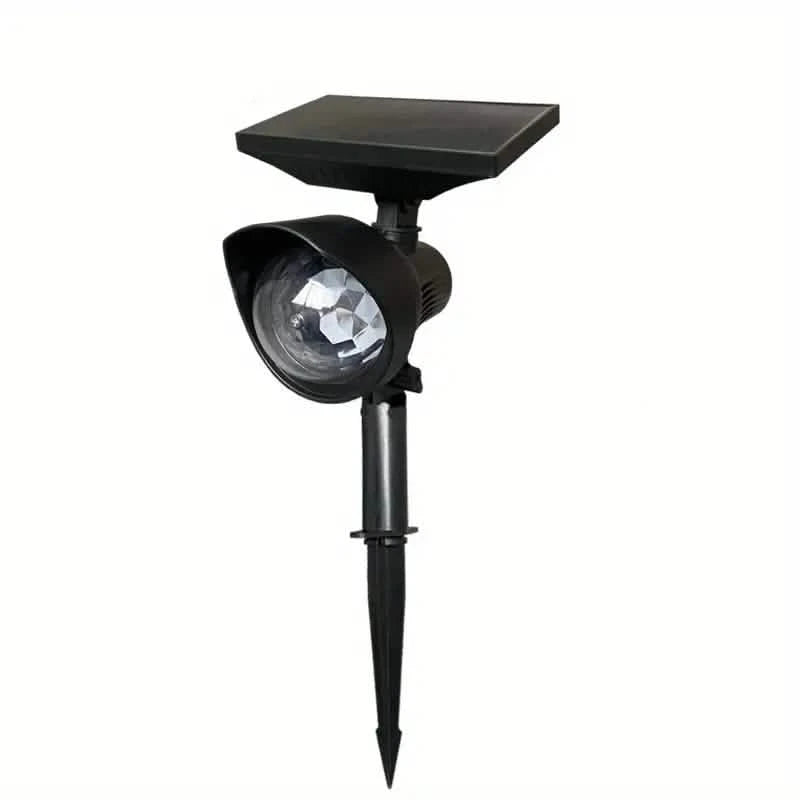 Outdoor Solar Rotating Color Projection Lamp Outdoor Lighting - DailySale
