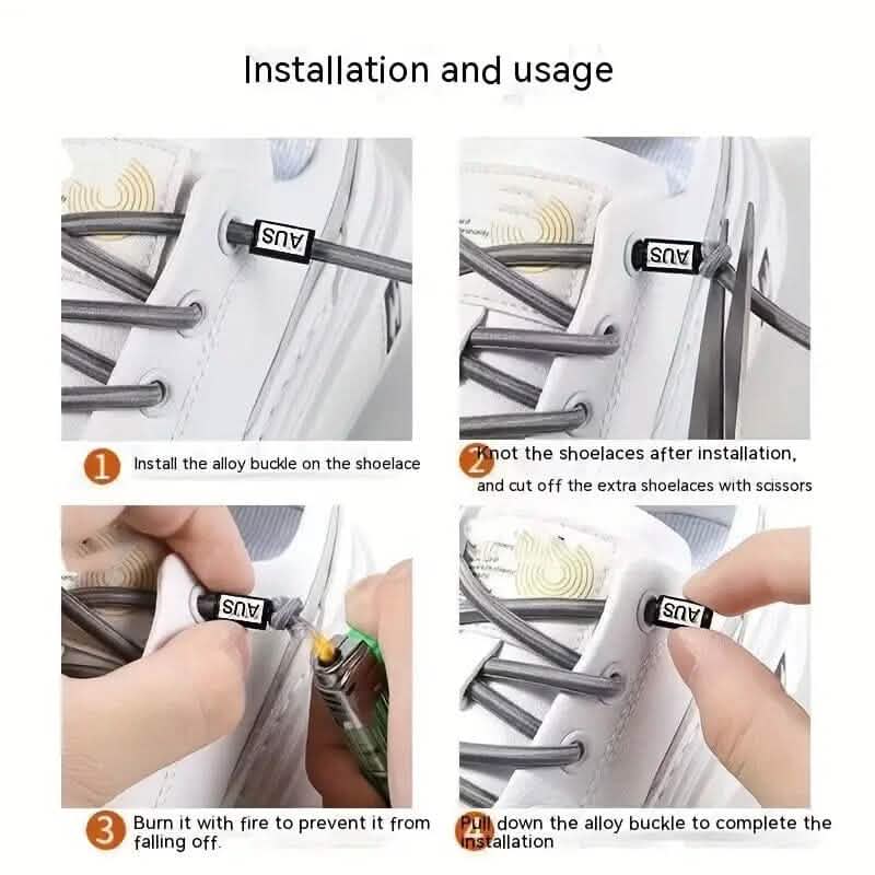 Pair of Elastic No Tie Shoelaces Men's Shoes & Accessories - DailySale