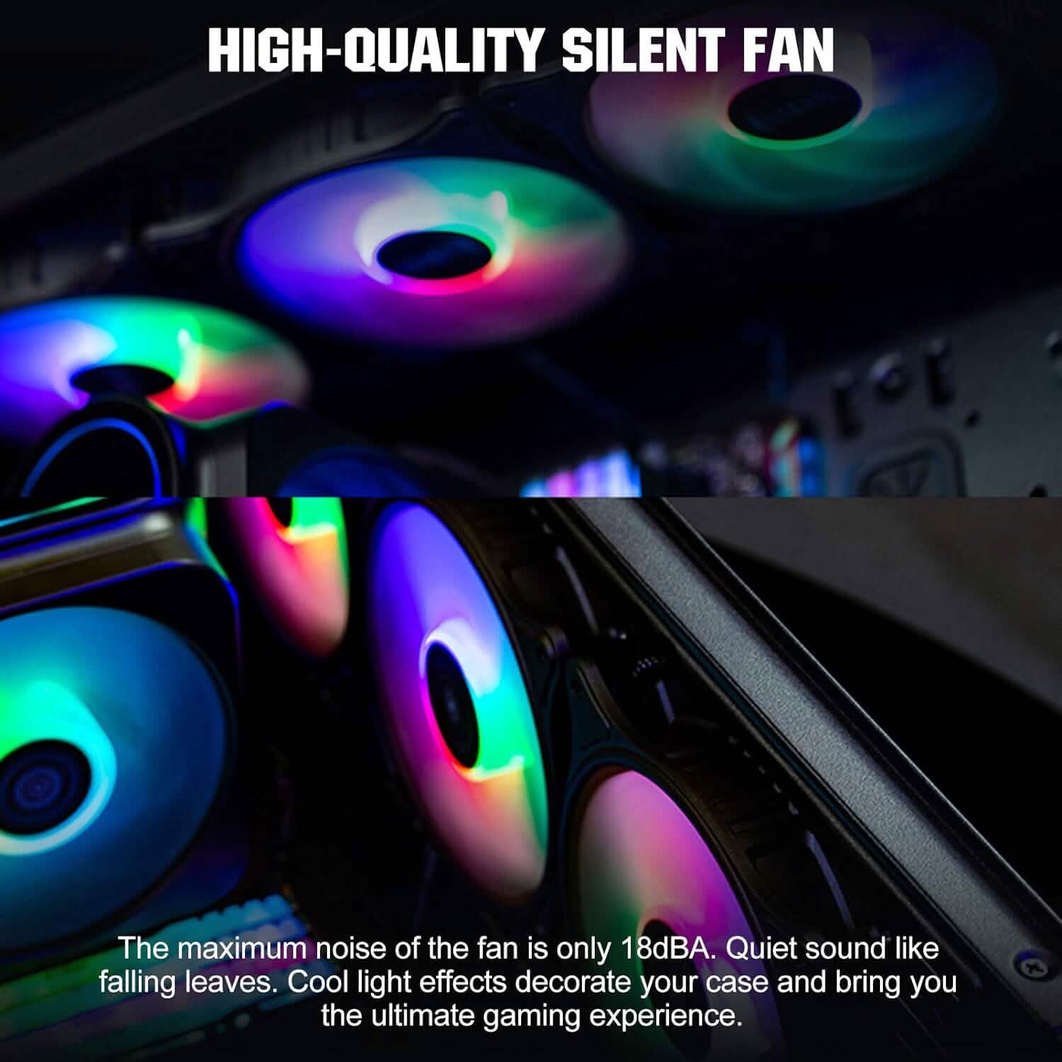 PCCOOLER 120MM Case Fan 3 Pack FX120 High Performance Cooling PC Fans Computer Accessories - DailySale