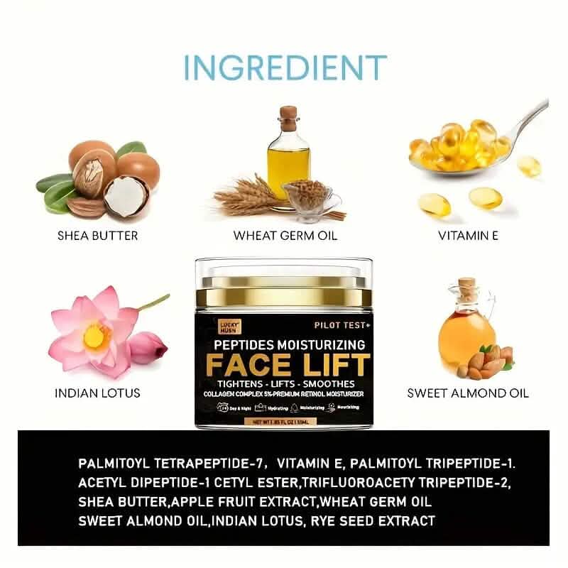 Peptides Face Lift Cream - Deeply Moisturizing, Firming and Lifting Skin Beauty & Personal Care - DailySale