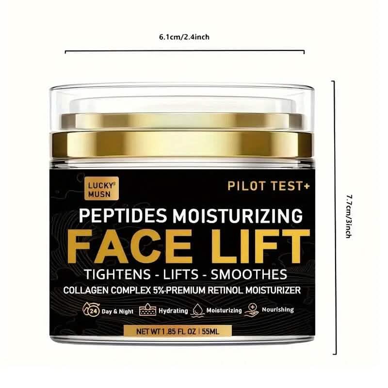 Peptides Face Lift Cream - Deeply Moisturizing, Firming and Lifting Skin Beauty & Personal Care - DailySale