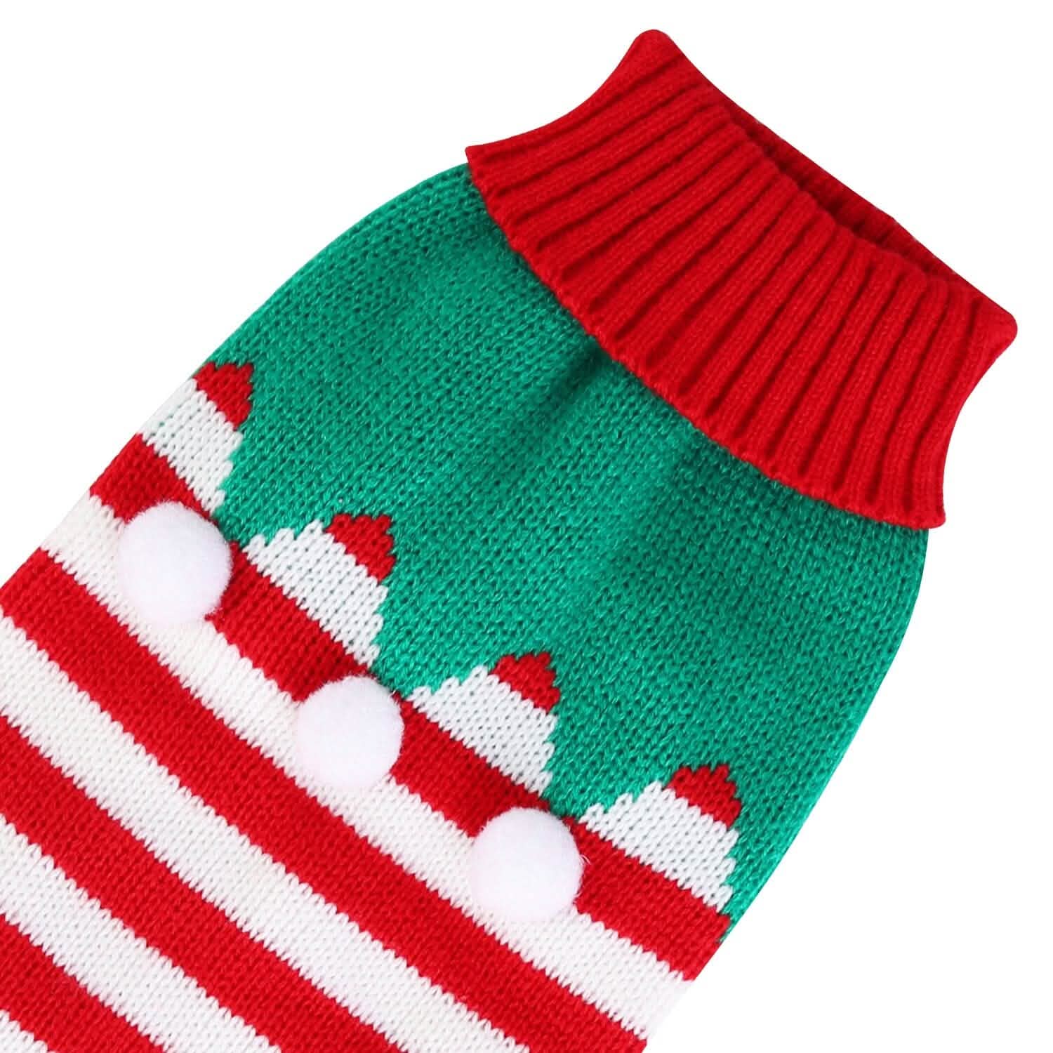 Pet Christmas Turtleneck Sweater Pet Supplies - DailySale