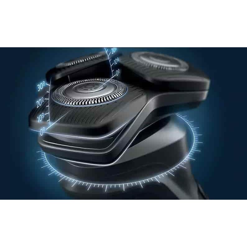 Philips Wet & Dry Shaver 5000 with SkinIQ Tech + Shave Heads, Charging & Cleaning Base (Refurbished) Men's Grooming - DailySale