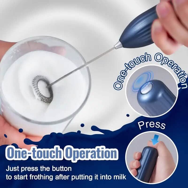 Portable Battery Operated Powerful Handheld Milk Frother Kitchen Tools & Gadgets - DailySale