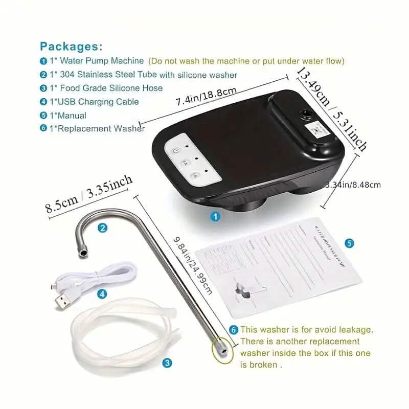 Portable Electric Smart Water Dispenser for 5 Gallon Bottles Kitchen Tools & Gadgets - DailySale