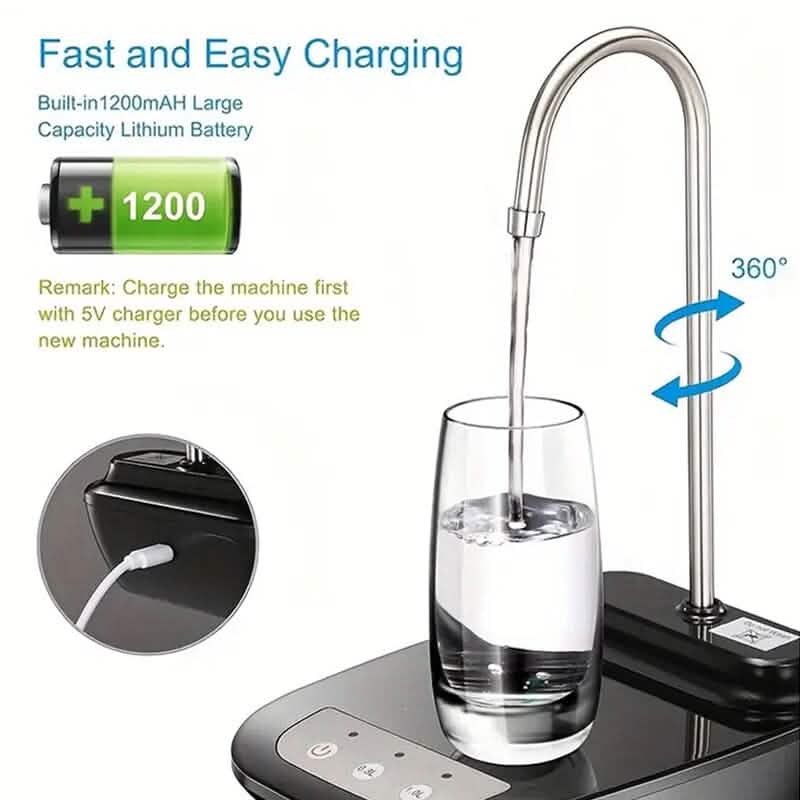 Portable Electric Smart Water Dispenser for 5 Gallon Bottles Kitchen Tools & Gadgets - DailySale