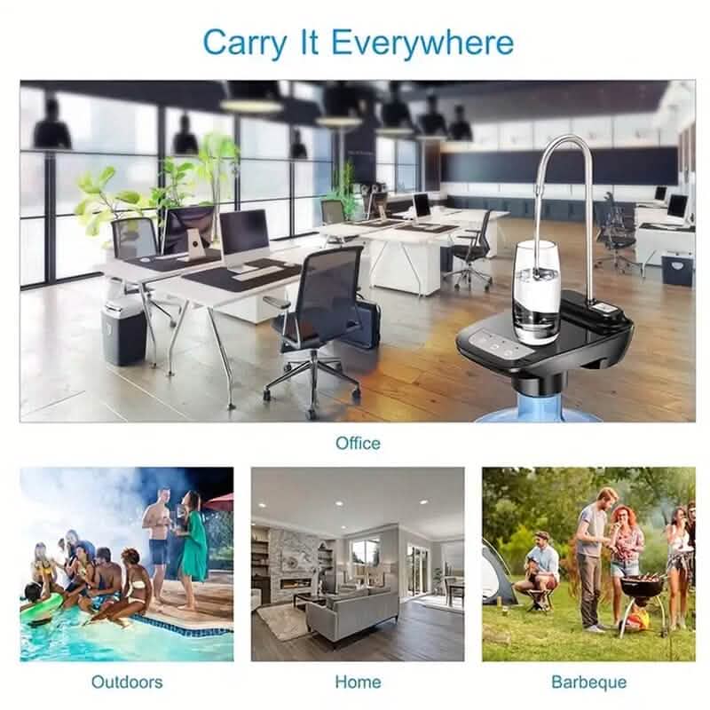 Portable Electric Smart Water Dispenser for 5 Gallon Bottles Kitchen Tools & Gadgets - DailySale