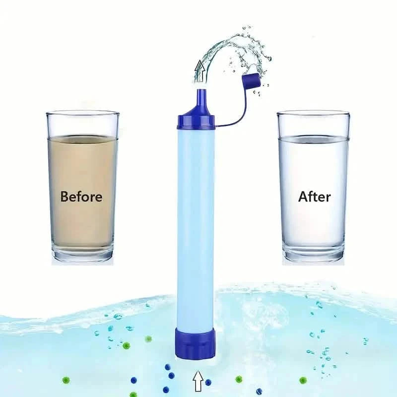 Portable Outdoor Water Purifier, 4-Stage Filtration System, Manual Reverse Osmosis Membrane Sports & Outdoors - DailySale