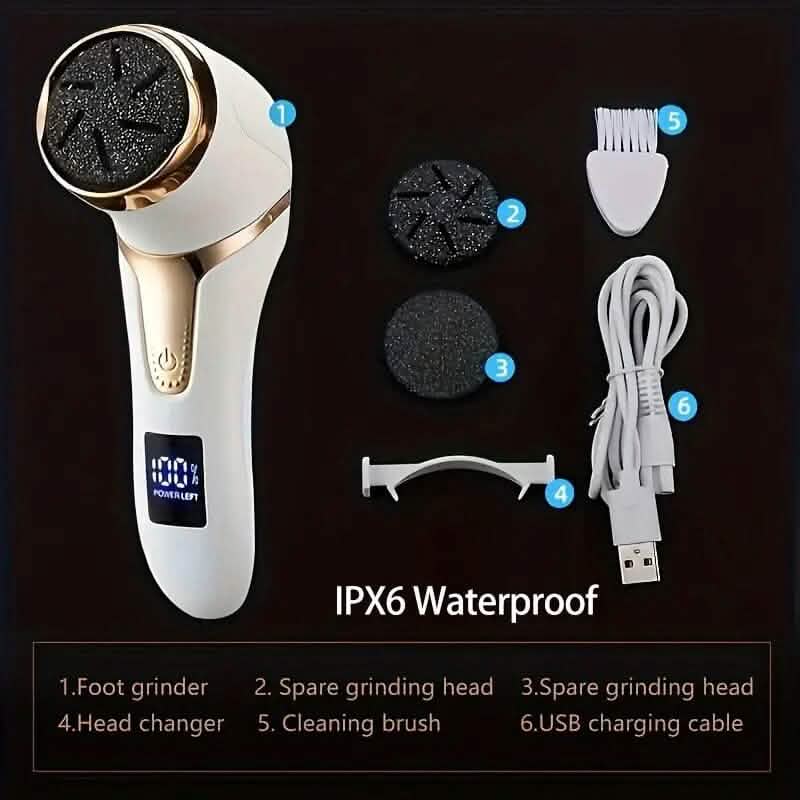 Portable Rechargeable Electric Foot File Beauty & Personal Care - DailySale