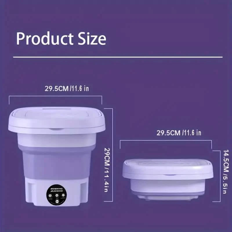 Portable Washing Machine with Disinfection Function Household Appliances - DailySale