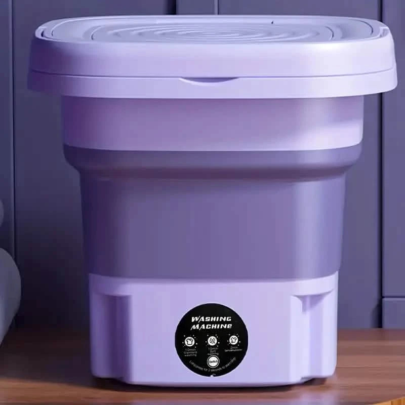 Portable Washing Machine with Disinfection Function Household Appliances Purple - DailySale