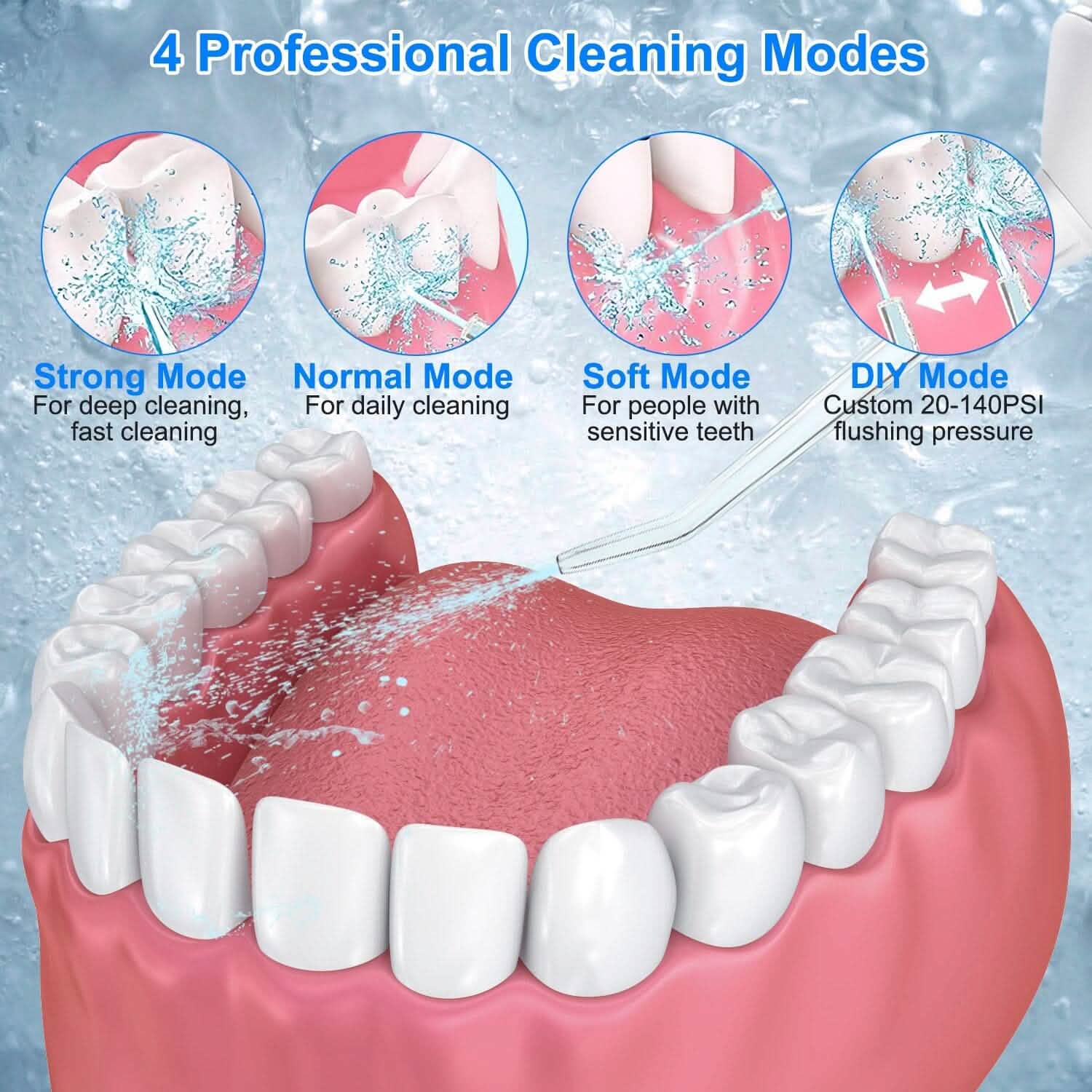 Portable Water Dental Flosser Beauty & Personal Care - DailySale