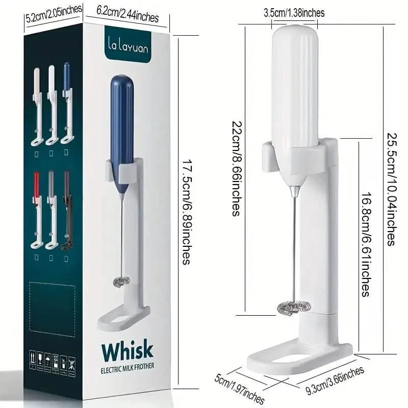 Powerful Electric Milk Frother Stainless Steel Drink Mixer Kitchen Tools & Gadgets - DailySale