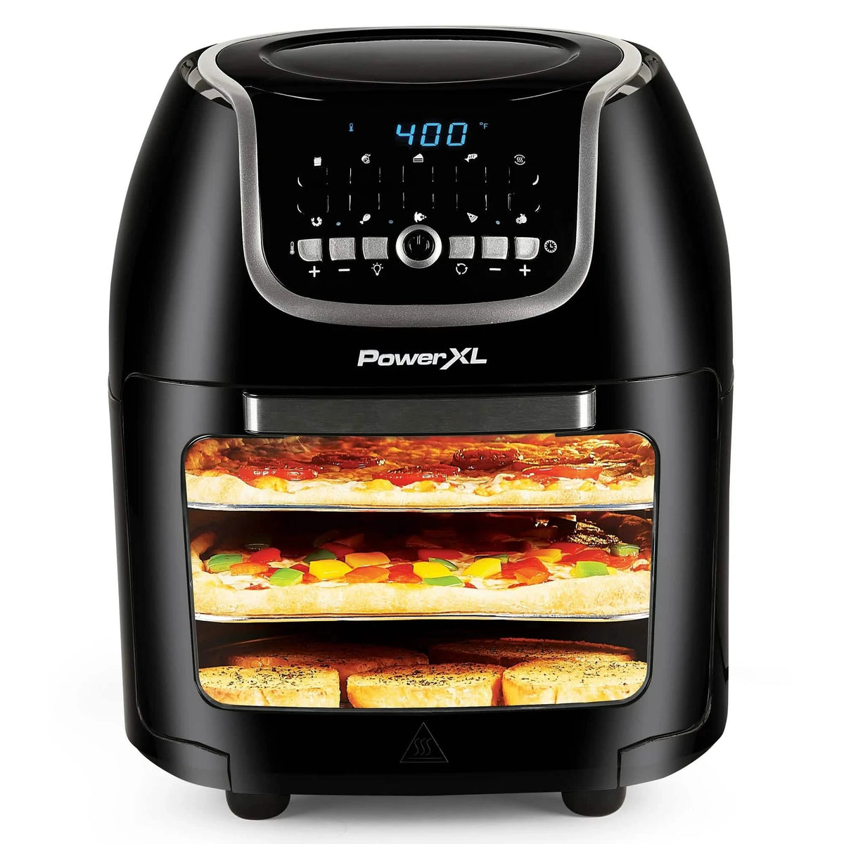 PowerXL Vortex Air Fryer Pro Plus 10 Quart Capacity, Black, 1700 Watts (Black) Kitchen Appliances - DailySale