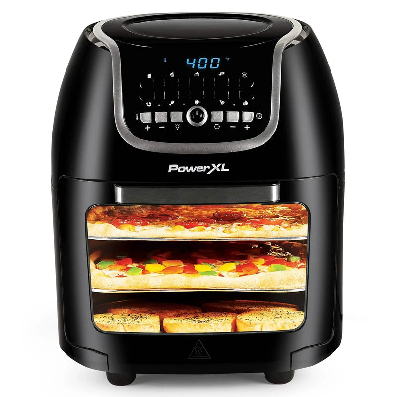 PowerXL Vortex Air Fryer Pro Plus 10 Quart Capacity, Black, 1700 Watts (Black) Kitchen Appliances - DailySale