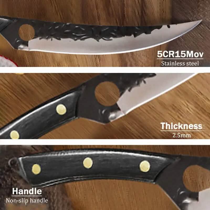 Premium High-Carbon Steel Utility Knife Kitchen Tools & Gadgets - DailySale