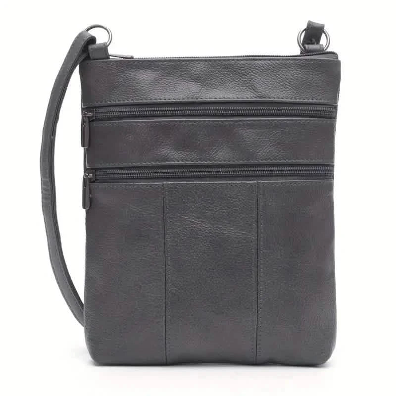 Premium Leather Organizer Purse Women's Handbag Travel Bag Handbags & Wallets Black - DailySale