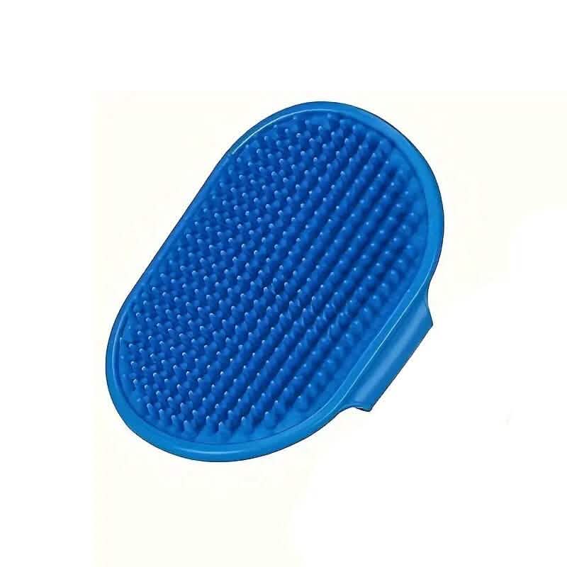Premium Pet Grooming Brush with Adjustable Ring Handle Pet Supplies Blue - DailySale