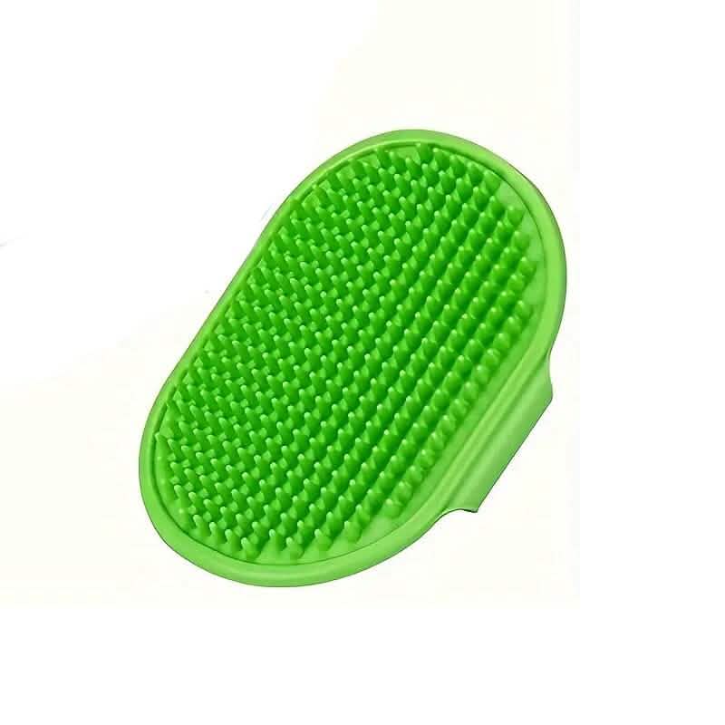 Premium Pet Grooming Brush with Adjustable Ring Handle Pet Supplies Green - DailySale