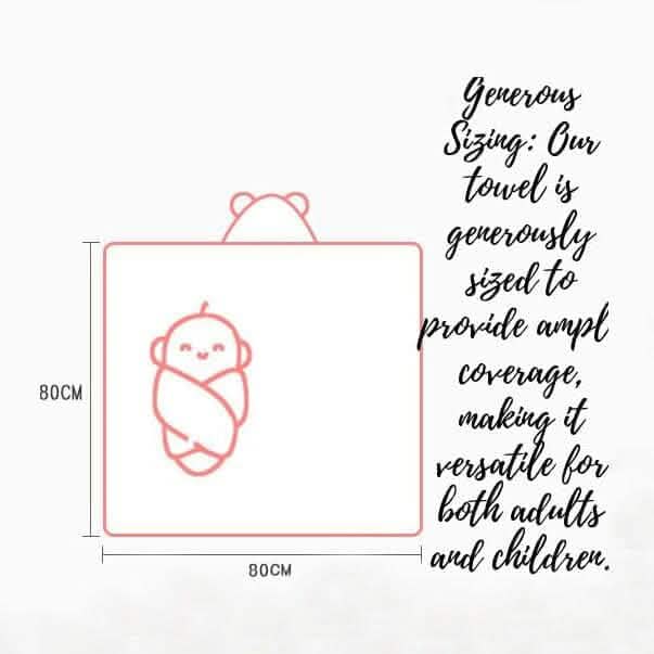 Premium Ultra-Soft Hooded Baby Towels Kids' & Baby Clothing - DailySale