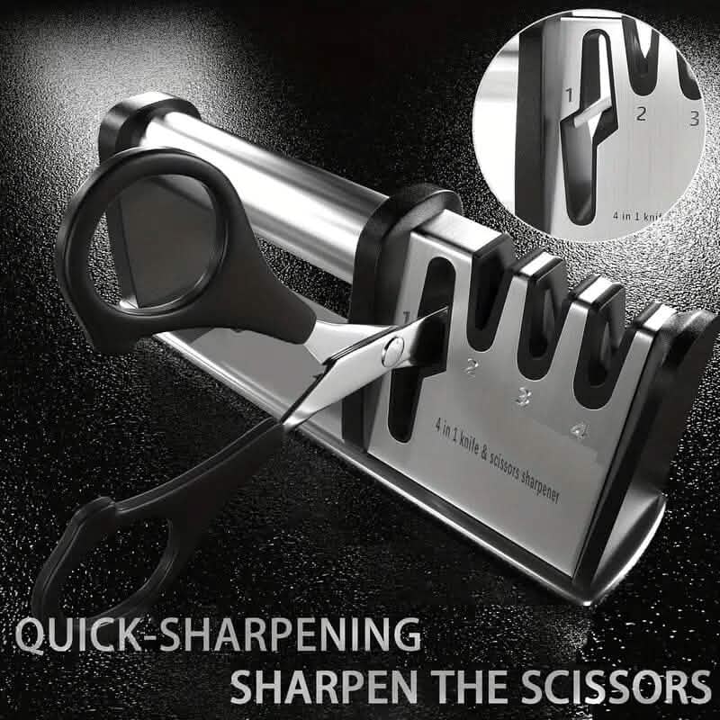 Professional 4-Stage Knife Sharpener Tool Kitchen Tools & Gadgets - DailySale